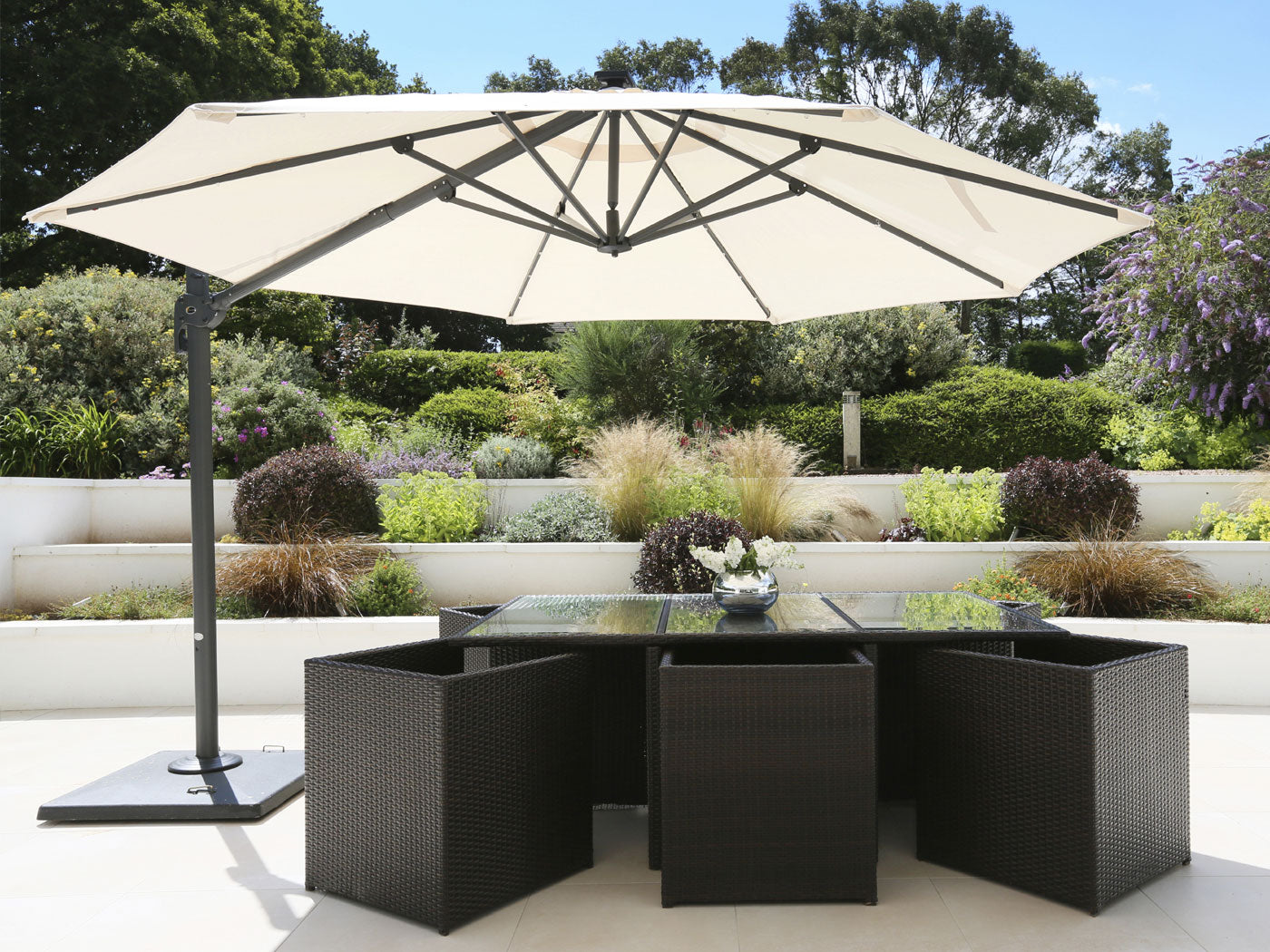 Parasol de jardin ou voile d'ombrage pour faire de l'ombre ?