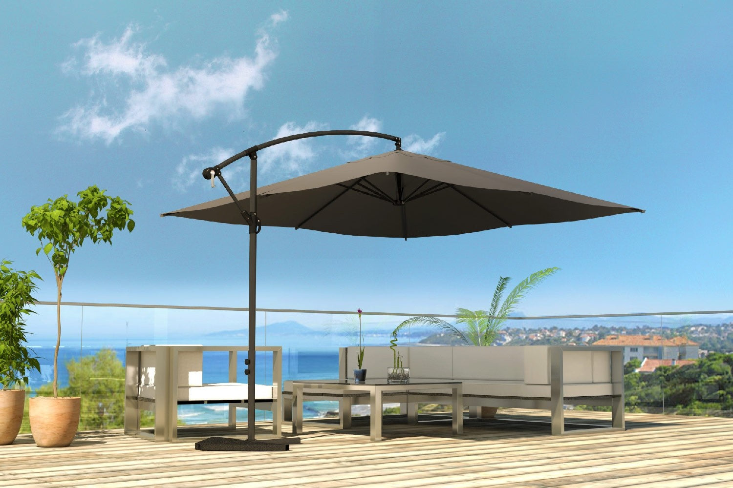 À la découverte du parasol carré Solenzara