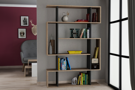 Bibliothèque industrielle Kirja concept u