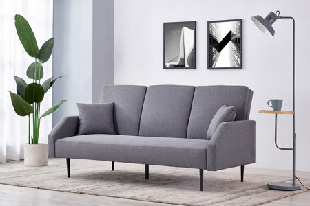 Canapé convertible gris