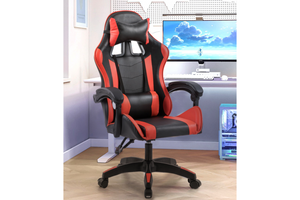 Chaise gaming massante ezio rouge