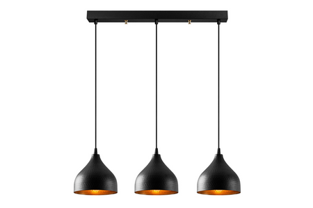 Suspension louise rectangle fond blanc