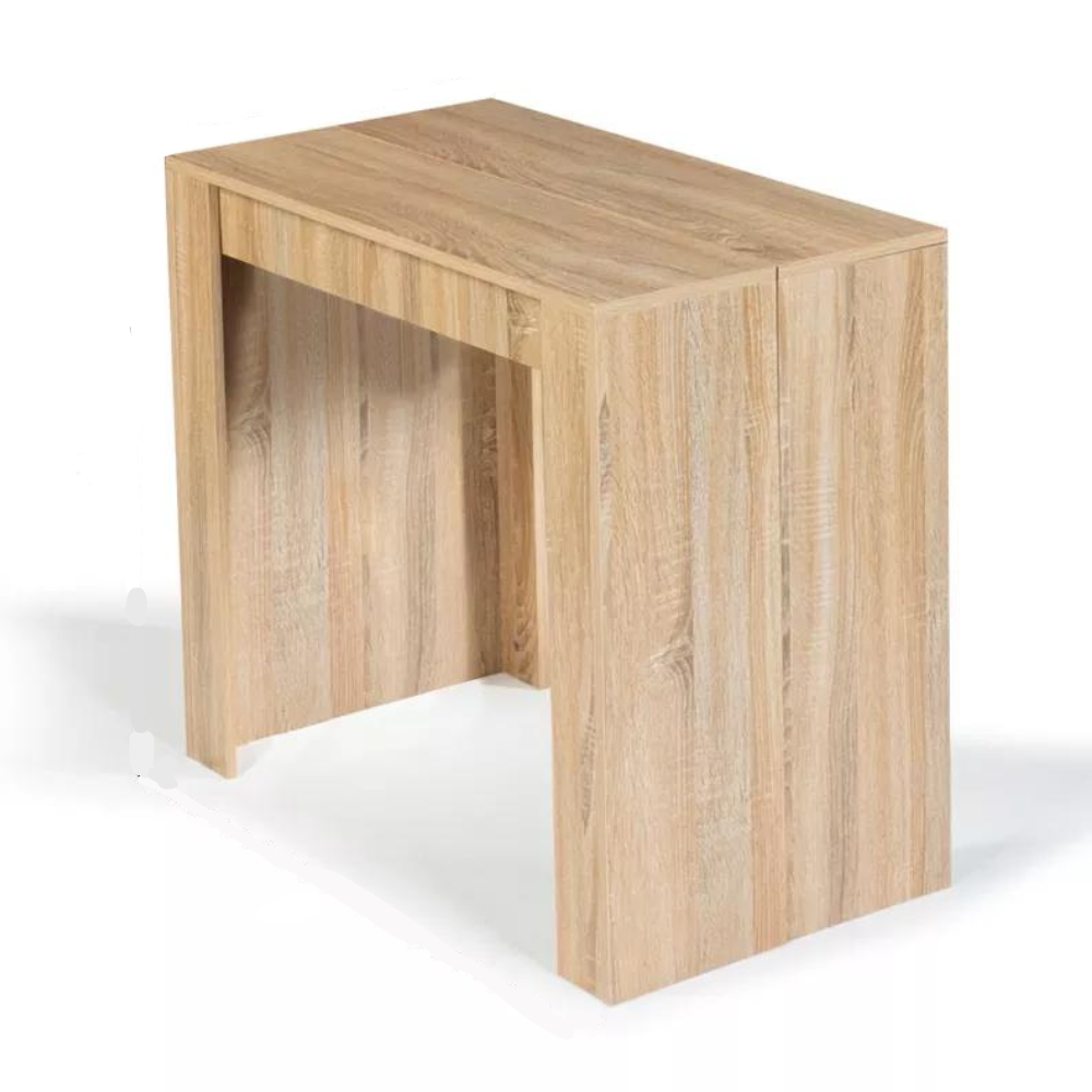 Table Console Extensible BELLI En Bois - De 75 Cm à 300 Cm - Jusqu'à 10 Places - Design Moderne - Pour Salon/Salle à Manger - 1