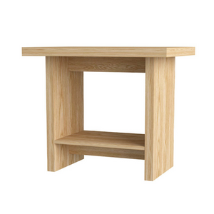 Table de chevet Vienna en bois style scandinave - fond blanc 1