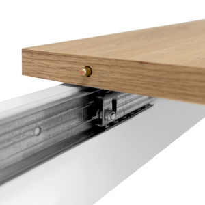 table extensible bois Skadar fond blanc zoom 2 Concept-Usine