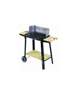 barbecue charbon et acier inoxidable design Buffalo avec étagère