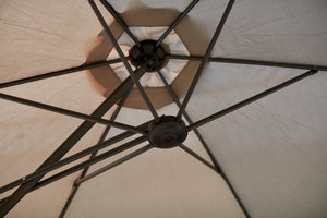parasol rond innovant gris