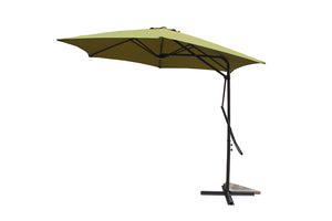 parasol rond avec ouverture innovante Vert