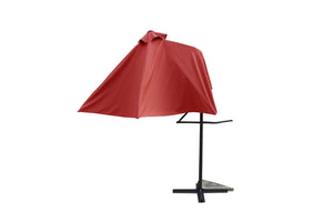 parasol rond innovant terracotta