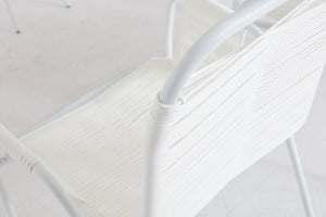 salon de jardin en aluminium 6 places avec chaises