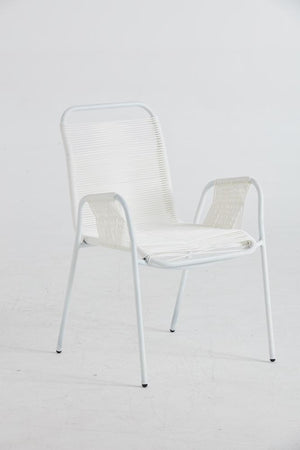 salon de jardin en aluminium de 6 places + chaises