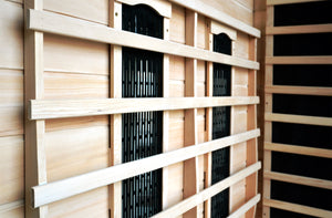 Cabine sauna luxe infrarouge 2 places concept usine narvik