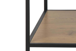 table basse industriel en bois et Couleur Noir Factory zoom 1 