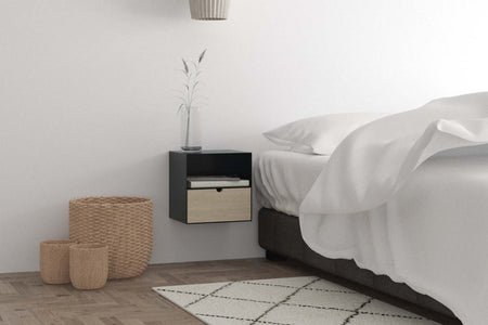 table de chevet tiroir bois