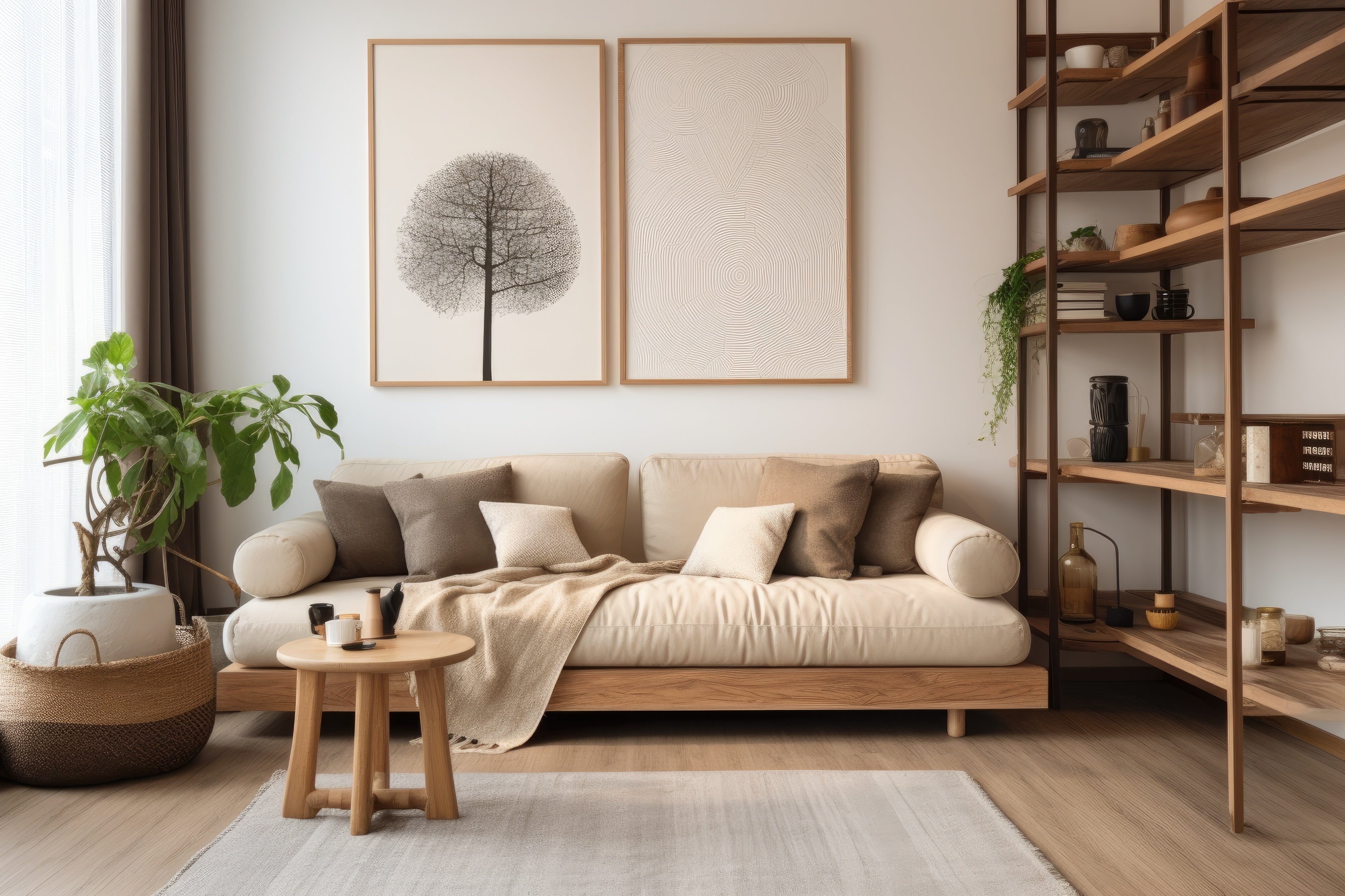 Quelle disposition pour un canapé dans un petit salon - Concept Usine