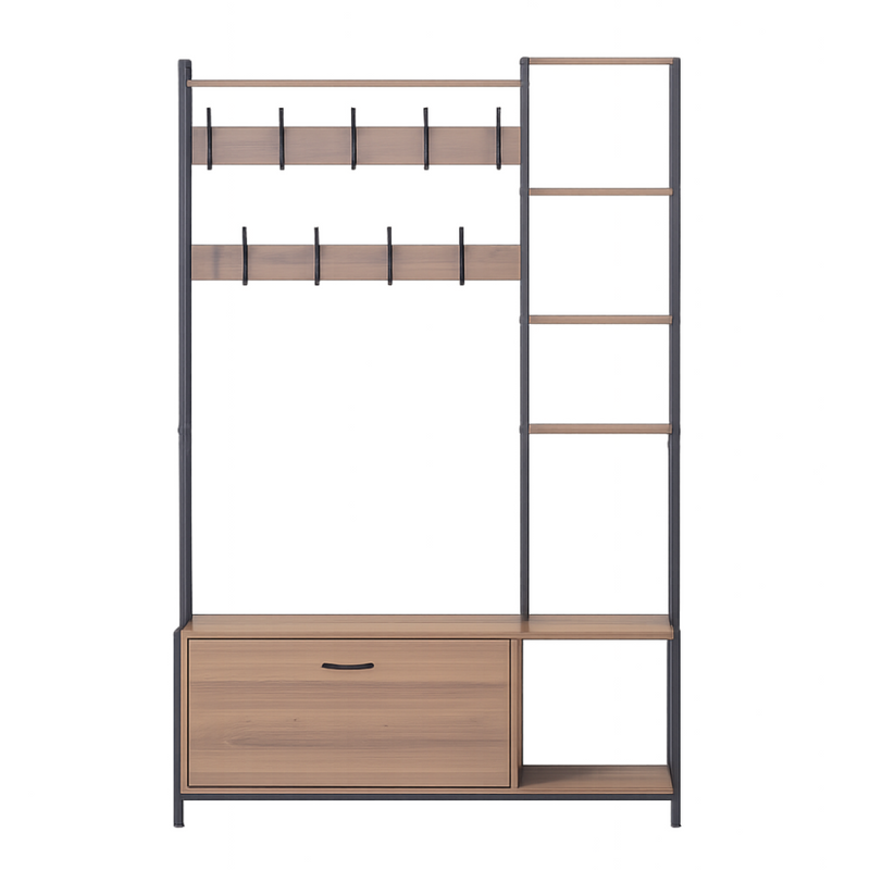 1-Meuble_d-entree_-porte_manteau_tiroir_etagere-noyer-manti-_concept-usine