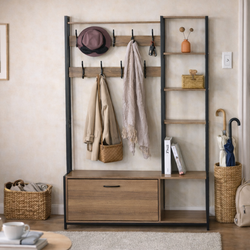 2-Meuble_d-entree_-porte_manteau_tiroir_etagere-noyer-manti-_concept-usine