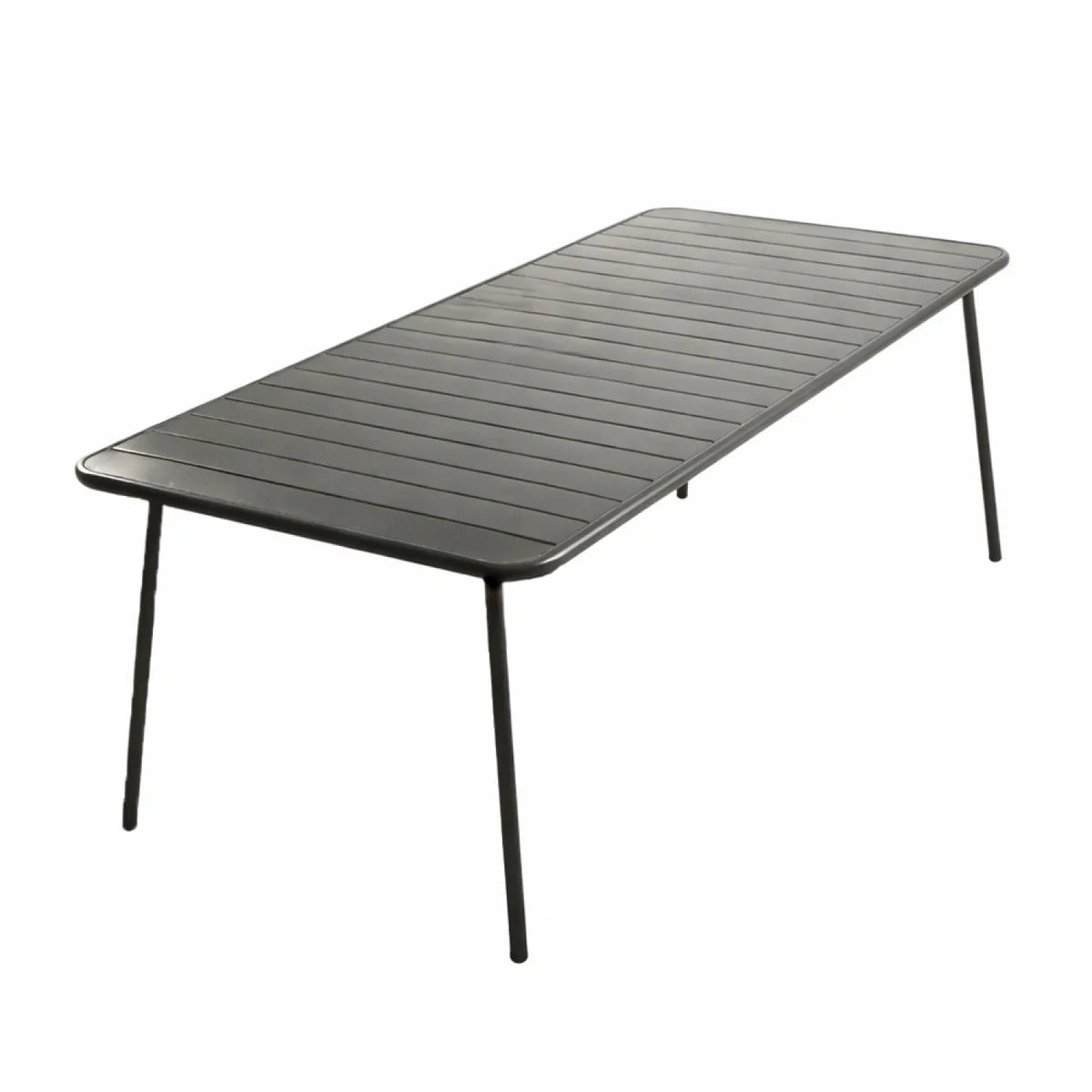 table acier gris foncé