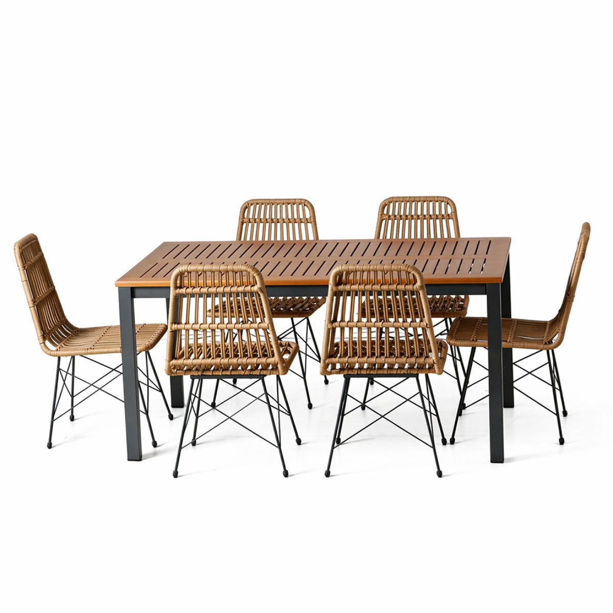 salon-jardin-chaise-acier-gris-fonce-resine-tressee-marron-bago-packshot-concept-usine