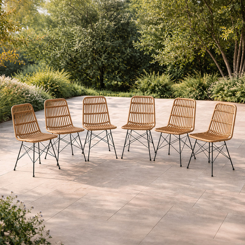 chaise-jardin-acier-gris-fonce-resine-tressee-marron-bago-ambiance-2-concept-usine