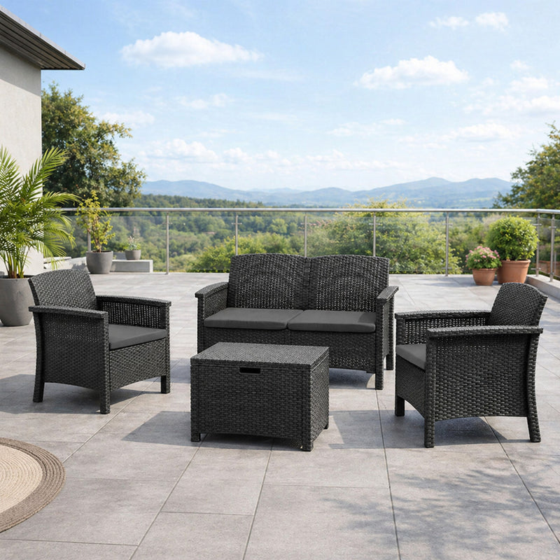salon-jardin-4-places-resine-tressee-gris-anthracite-maniza-ambiance-2-concept-usine