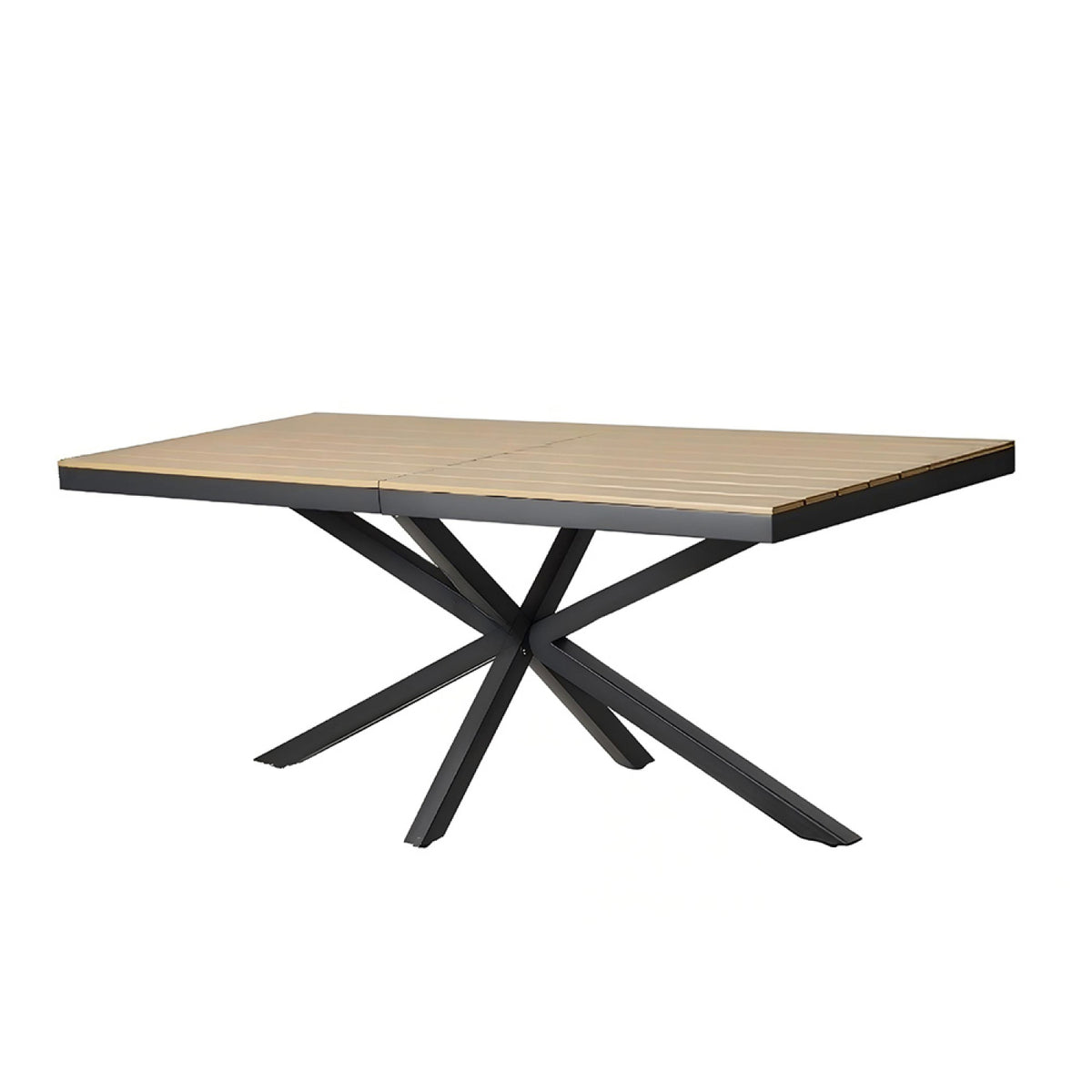 table-diner-8-places-190-cm-acier-effet-bois-almada-packshot-concept-usine