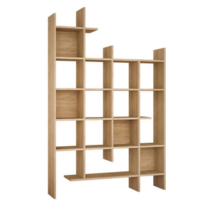 Bibliothèque scandinave design Bok Concept Usine fond blanc