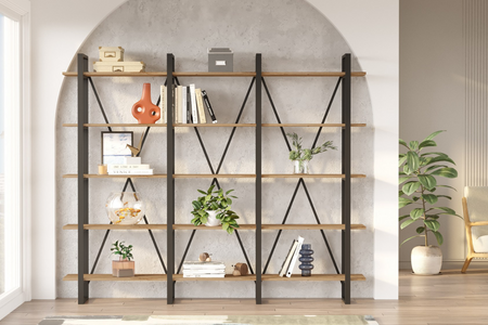Bibliothèque style industriel Astoria Concept-Usine