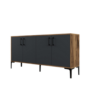 Buffet bois stile industriel Arkel Concept-Usine - fond blanc