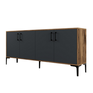 Buffet bois industriel Arkel Concept-Usine - fond blanc