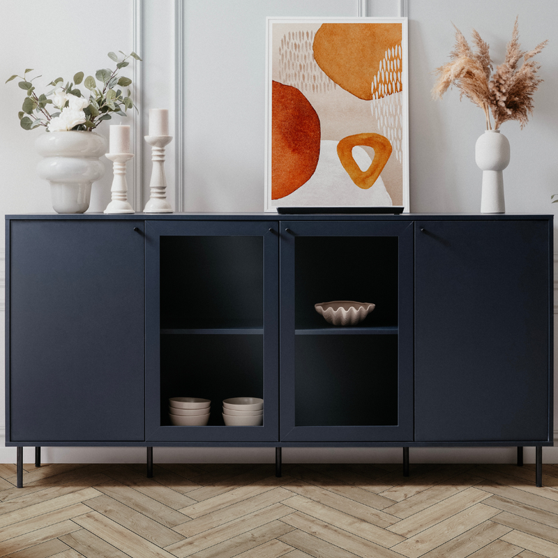 Buffet design 4 portes Lanzarote Concept Usine ambiance carré