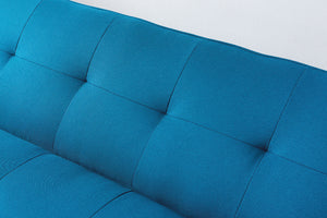 Canapé de style scandinave convertible bleu de 3 places zoom 3