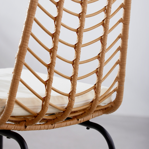 zoom dossier chaise salon de jardin tolède