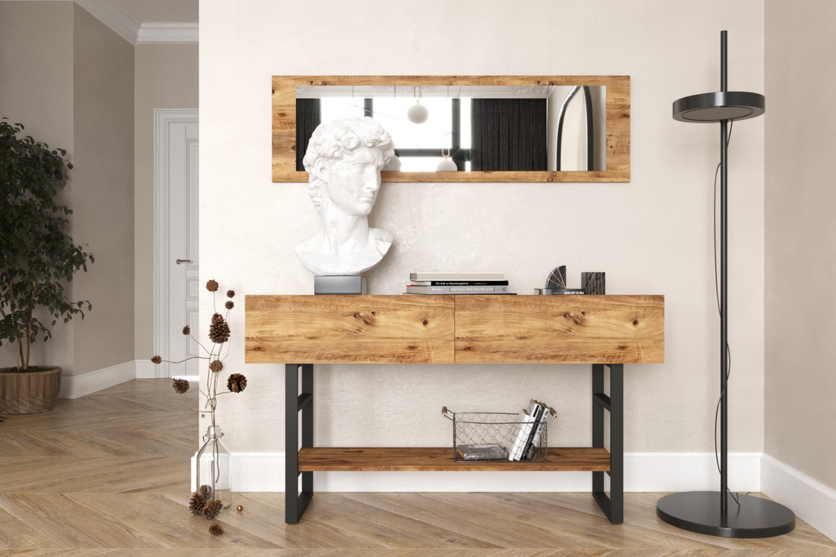 Console bois style industriel Tara Concept-Usine
