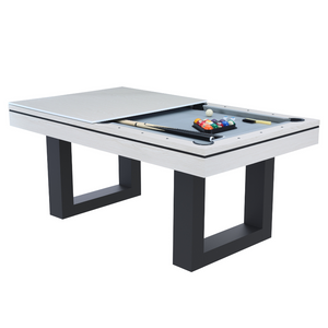 Table modulable multi-jeux blanc