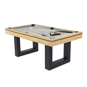 Table multi-jeux billard bois