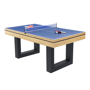 Table multi-jeux ping-pong bois