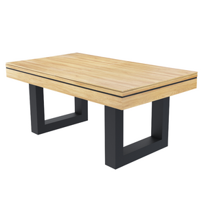 Table convertible multi-jeux bois