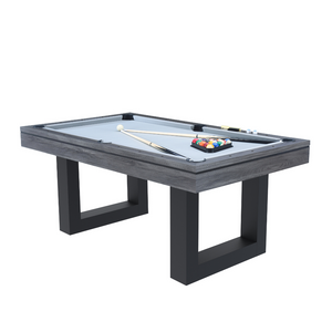 Table multi-jeux billard gris