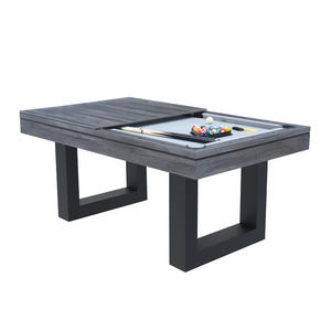 Table modulable multi-jeux gris