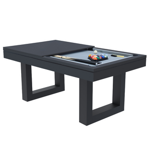Table modulable multi-jeux noir