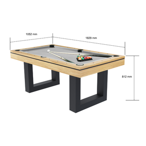 Dimensions table Denver multi-jeux bois