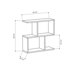 Dimensions meuble à étagères design