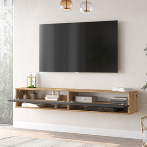 Meuble TV Mio suspendu rangmeents ouverts