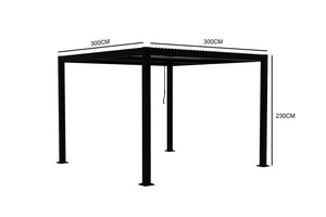 Milos pergola dimensions 3x3