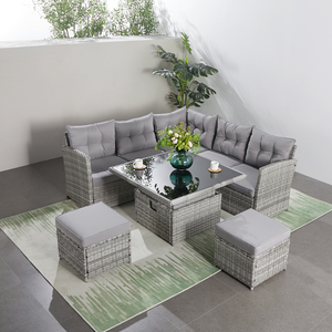 Salon de jardin table relevable Viana Concept-Usine - ambiancce