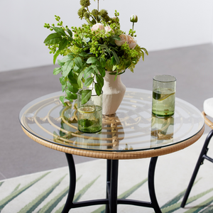 zoom table slaon de jardin tolède
