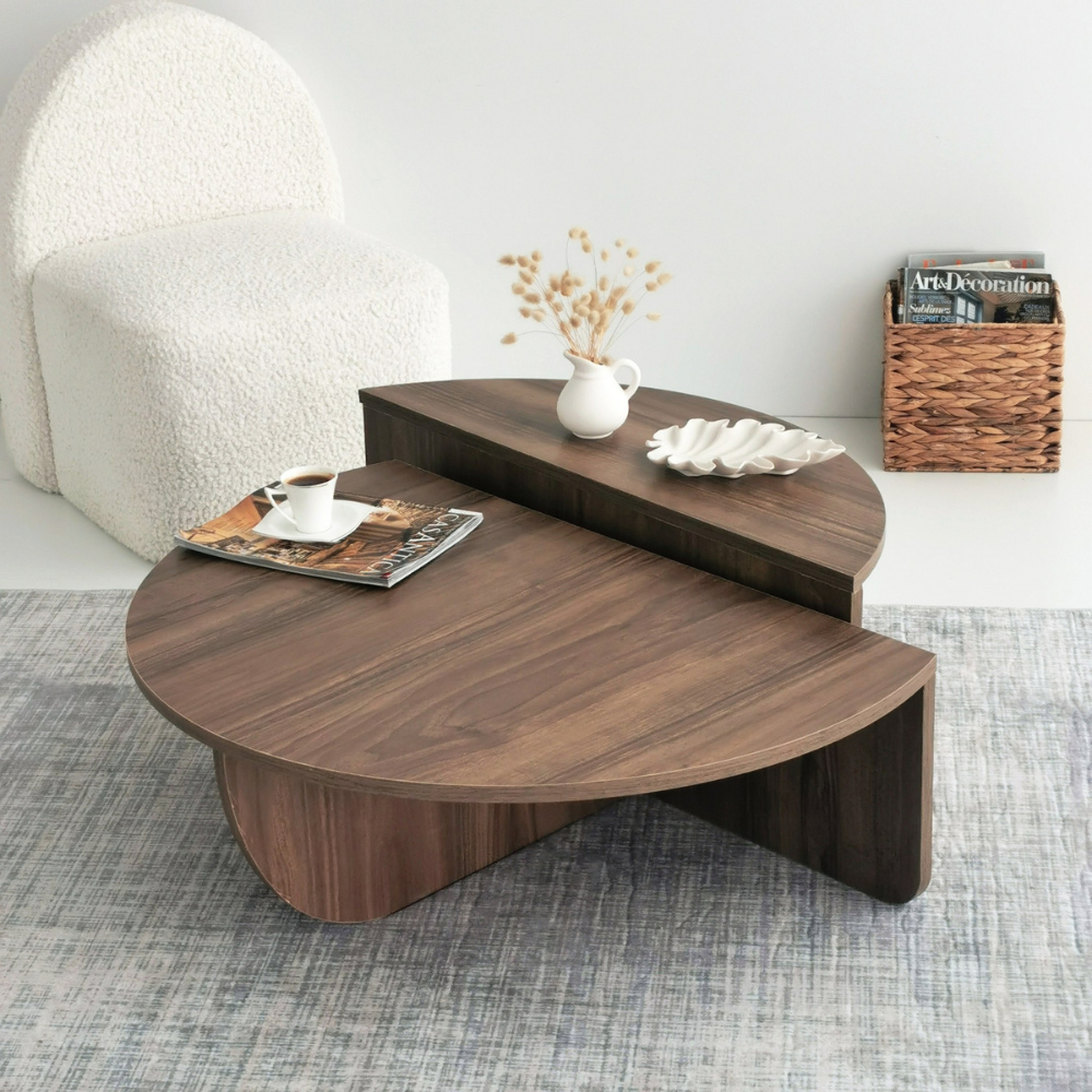 Table basse ronde modulable Mila - Concept-Usine – Concept Usine