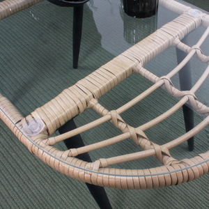 Table de jardin Evora gris foncé Concept-Usine - zoom 1