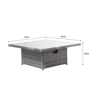 Table de jardin Viana - Concept-Usine - dimensions